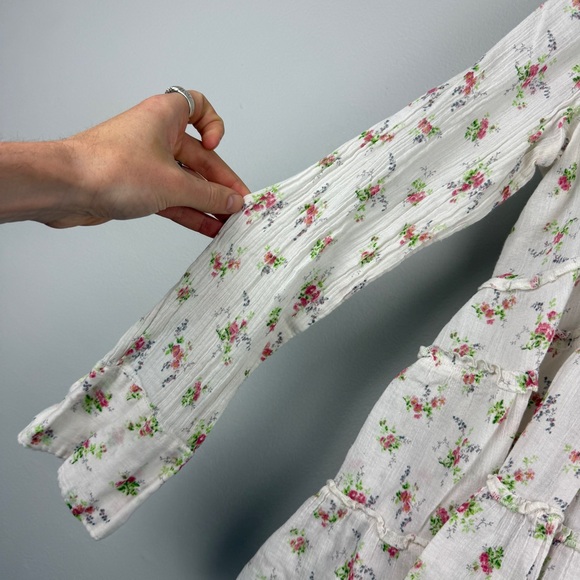 Ralph Lauren Floral Tunic - Cream with Pink and Green - Picture 5 of 8
